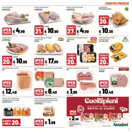 Volantino Iper La Grande Pagina 9: Arrosto di faraona con ripieno gusti assortiti FRIMAR €17,99, Bon Roll classico AIA €6,49