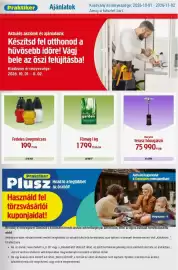 Praktiker akciós újság Oldal 1: Fedeles üvegmécse €199,00, Hobby garden zöldsziget €1.799,00