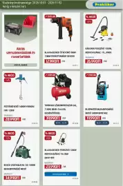 Praktiker akciós újság Oldal 31: Tornado légkompreszor €39.990,00, Kärcher porszívó €26.990,00