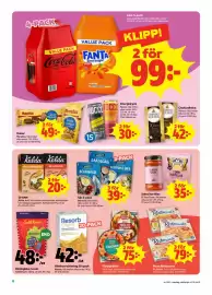 Stora Coop reklamblad vecka 41 Sida 8: Pizza Ristorante €79,00, Energidryck €30,00