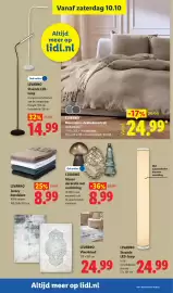Lidl folder week 41 Pagina 41: Livarno Glazen decoratie met verlichting €8,99, Livarno Staande LED-lamp €24,99