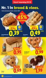 Lidl folder week 41 Pagina 6: Cronut €0,69, Brownie NY-style cheesecake €1,99