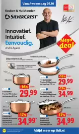 Lidl folder | Non-Food Pagina 4: Lidl.nl, Silvercrest Premium RVS steelpan met koperlaag Ø 16 cm €29,99
