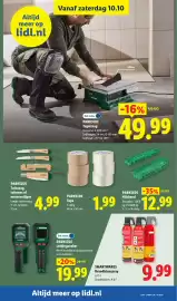Lidl folder | Non-Food Pagina 7: Parkside Leidingzoeker €19,99, Parkside Tegelzaag €49,99