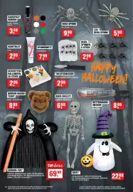 Handelshof Prospekt woche 41 Seite 18: Deko-spinnen €2,99, Servietten halloween €2,99