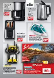 Handelshof Prospekt woche 41 Seite 23: BRAUN WASSERKOCHER WK 1500 €24,99, Tefal Dampfbügeleisen FV5718 €29,99