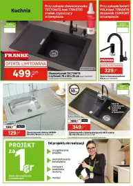 Leroy Merlin gazetka Strona 12: Zlewozmywak z baterią elastyczną Hack czarny 76x44x16 cm Kuchinox €349,00