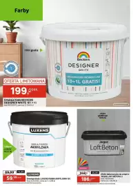 Leroy Merlin gazetka Strona 24: Emulsja biała LUXENS FARBA AKRYLOWA €59,99, Emulsja biała BECKERS DESIGNER WHITE €199,00