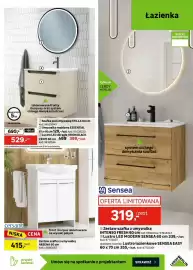 Leroy Merlin gazetka Strona 3: Szafka pod umywalkę STILLA 60 cm €529,00, Lustro LED Modern Sensea 60 cm €339,00