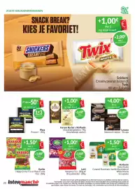Intermarché folder Pagina 20: Ferrero Rocher of Raffaello Chocoladetabletten €1,00, Lutti Vampires Fizz €2,00