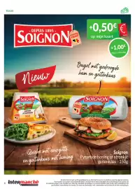 Intermarché folder Pagina 6: KAAS - DEPUIS 1895 - SOIGNON Nieuw GEPRODUCEERD IN BELGIE +0,50€ € op mijn kaart Intermarché