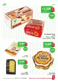 Intermarché folder Pagina 7: Val-Dieu Raclette €1,60, Noord-Hollandse gouda sneetjes €1,20