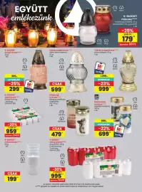 Spar akciós újság hét 40 Oldal 7: EGYÜTT emlékezünk (9) 8-9h 14 cm ( 10 h 10 cm S-BUDGET mécses**** műanyag fedeles; 25 g