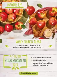 Spar akciós újság hét 40 Oldal 9: OKTÓBER ÍZE A HONEY CRUNCH ALMA ÉDES-SAVANYKÁS ÍZVILÁGA MÁR AZ ELSŐ FALATTÓL RABUL EJT. A