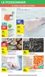 Catalogue Carrefour | OCTOBRE ROSE page 19: FILIÈRE QUALITÉ CARREFOUR Huitres creuses €7,49, Crevette rose cuite ASC €0,68