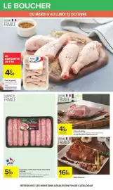 Catalogue Carrefour | OCTOBRE ROSE page 23: Cuisse de dinde €4,30, SOCOPA 8 saucisses de Toulouse façon charcutière €5,99