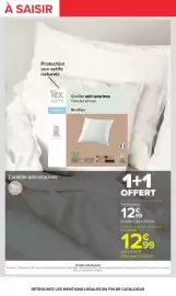 Catalogue Carrefour | OCTOBRE ROSE page 3: Tex home l'oreiller anti-acariens €12,99