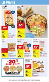 Catalogue Carrefour | OCTOBRE ROSE page 33: DAUNAT Sandwich Le club €0,48, ISTARA Ossau-Iraty A.O.P €1,89