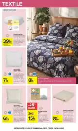 Catalogue Carrefour | OCTOBRE ROSE page 48: Percale Unie Taie d'oreiller €7,19, Tex couette €39,99