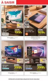 Catalogue Carrefour | OCTOBRE ROSE page 57: CHIQ Téléviseur LED 4K €199,99, Redmi Smartphone 15C noir €169,99