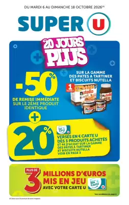 Super U (valable jusqu'au 18-10)