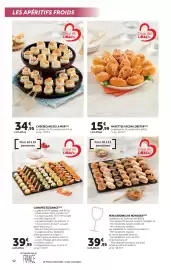 Catalogue Super U | La carte Automne Hiver page 12: CHEESECAKE DE LA MER €34,95, NAVETTES FAÇON LOBSTER €15,99