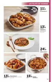 Catalogue Super U | La carte Automne Hiver page 19: TAJINE D'AGNEAU €24,90, LE POÊLON PAËLLA ROYALE U €13,95