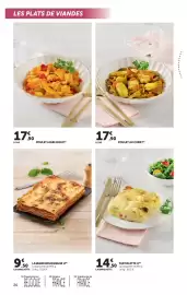 Catalogue Super U | La carte Automne Hiver page 20: POULET AIGRE DOUX €17,90, LA BARQUETTE TARTIFLETTE U €14,50