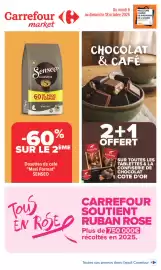 Catalogue Carrefour Market | TOUS EN ROSE page 1: Senseo dosettes de café maxi format