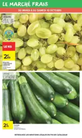 Catalogue Carrefour Market | TOUS EN ROSE page 10: Courgette €2,19, FILIÈRE QUALITÉ Raisin Italia €2,69