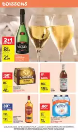 Catalogue Carrefour Market | TOUS EN ROSE page 13: GRIMBERGEN Blonde €4,44, GRANT'S Blended Scotch Whisky €12,15