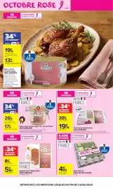 Catalogue Carrefour Market page 6: OCTOBRE ROSE & 1€ REVERSÉS à l'association RUBAN ROSE 34% D'ÉCONOMIES(2) avec le Club