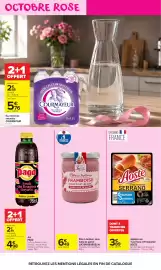 Catalogue Carrefour Market page 7: OCTOBRE ROSE 2+1 OFFERT Vendu seul 298 88 Le pack Le L : 0,32 € Les 3 pour € 76 Le L