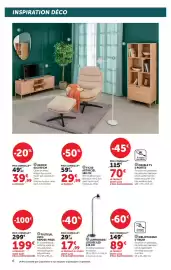 Catalogue Hyper U | La maison à prix bas page 6: INSPIRATION DÉCO -20% -50% -45€ PRIX CONSEILLÉ (A) 49.99 39,99 LE PRODUIT 1