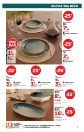 Catalogue Hyper U | La maison à prix bas page 9: PRIX BAS 1€9 ,49 LE PRODUIT 5 SET DE TABLE En jute 38 cm 5 -25% 2 6 -25%