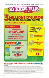 Catalogue Hyper U page 2: DU MARDI 29 SEPTEMBRE AU DIMANCHE 18 OCTOBRE 2026* PLUS DE 20 JOURS PLUS 3 MILLIONS LE JEU