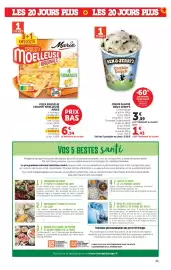 Catalogue U Express page 11: Marie Crousti Moelleuse €6,54, BEN & JERRY'S Cookie Dough €3,59
