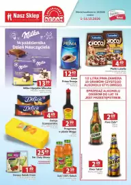 Nasz Sklep gazetka Strona 1: Płatki Lubella €4,49, Kawa Prima finezja €12,49