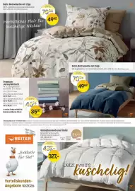 Reiter Flugblatt Seite 1: Satin Bettwäsche mit Zipp €49,62, Premium-Jerseyleintuch €35,07