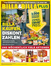 Billa Flugblatt woche 40 Seite 1