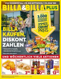 Billa Flugblatt woche 40 Seite 1