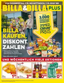 Billa Flugblatt woche 40 Seite 1