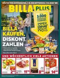 Billa Flugblatt woche 40 Seite 1