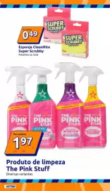 Folheto Action semana 40 Página 5: Por unidade 049 SUPER SCRUBBY CleanRite Esponja CleanRite Super Scrubby Amarelo ou rosa