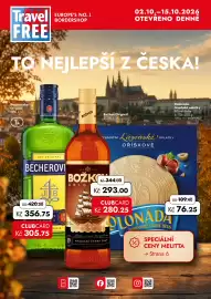 TRAVEL FREE leták Strana 1: 119 Travel FREE EUROPE'S NO. 1 BORDERSHOP 02.10.-15.10.2026 OTEVŘENO DENNÉ TO NEJLEPŠÍ Z ČESKA!