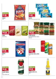 Ratio leták Strana 2: ORION Margot 90g, vybrané druhy €11,90, Jacobs Crema instantní káva 200g, vybrané druhy €149,90