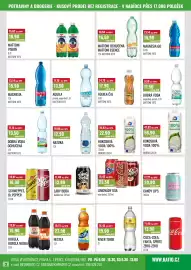 Ratio leták Strana 4: Original River Tonic 2l €19,90, Mattoni ochucená minerální voda 1,5l, vybrané druhy 1.5l €16,50