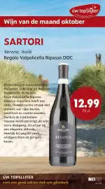 Uw topSlijter folder Pagina 1: Sartori regolo Valpolicella Ripasso DOC €12,99