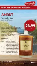 Uw topSlijter folder Pagina 3: Amrut Two Indies Rum €23,99