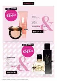 ICI Paris XL folder Pagina 16: Lancôme Teint Idôle 01 Light Glow €64,88, Yves Saint Laurent MYSLF Eau de Parfum €167,25